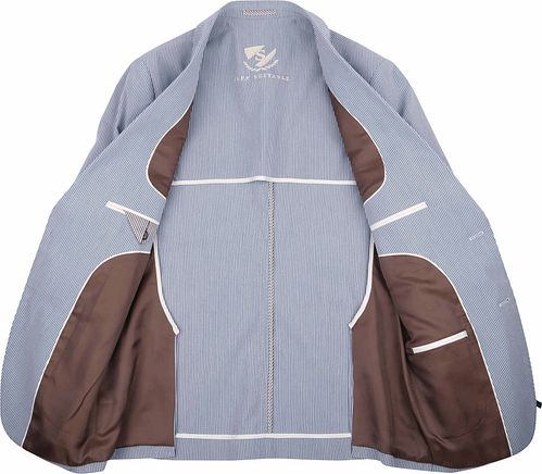 Suitable Sports Jacket Stripes Blue Product