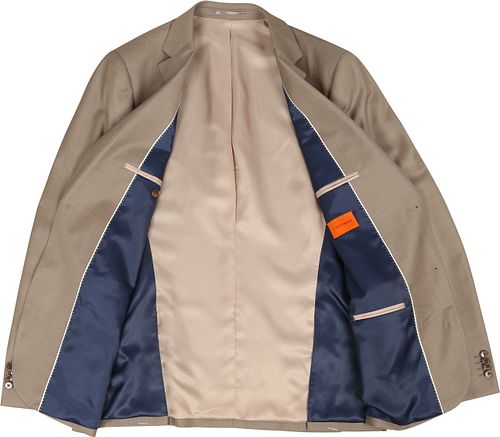 Suitable Kostume Birds Eye Uld Sand Product / Detail