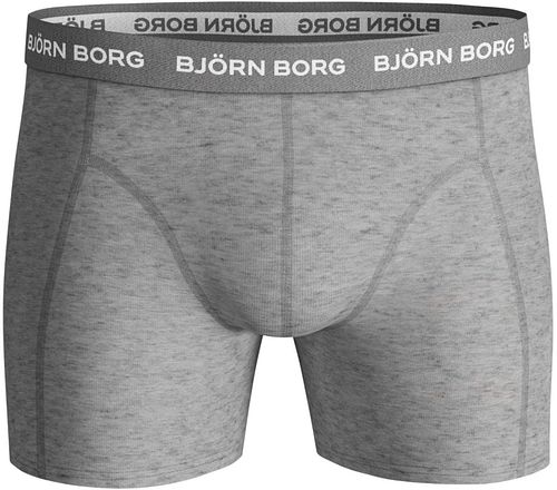 Bjorn Borg Cotton Stretch Boxers 3Pack Sort Grå Product / Detail