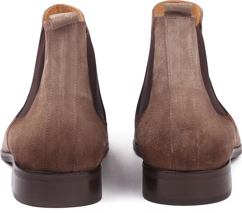 Suitable Chelsea støvle i beige ruskind Product