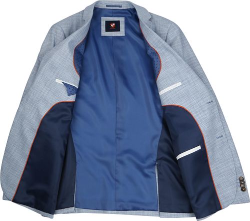 Suitable Blazer Grou Print Azzurro Chiaro Product / Detail