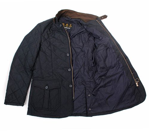 Pikowana kurtka Barbour Lutz w ciemnym granacie Product / Detail
