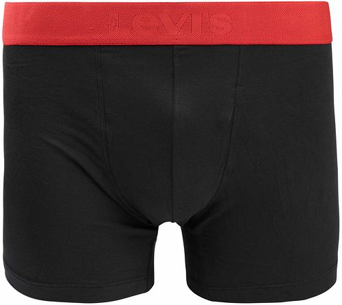 Bokserki Levi's Brief czarne z czerwoną gumą – zestaw 2 par Product