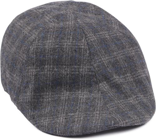 Suitable Peaky Cap Vævet Rutet Grå Product