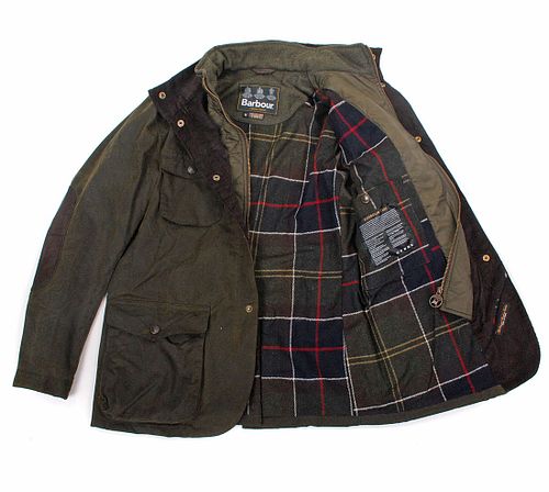 Barbour woskowana kurtka Ogston Olive Product / Detail
