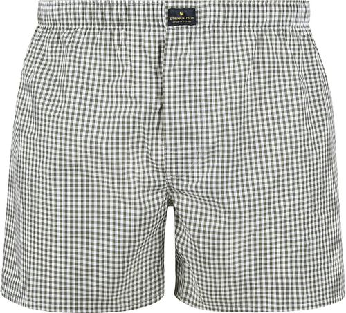 Steppin' Out Boxershorts Vichyrutig Grön Product
