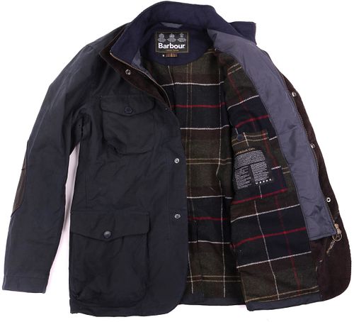 Giacca cerata Barbour Ogston blu scuro Product / Detail