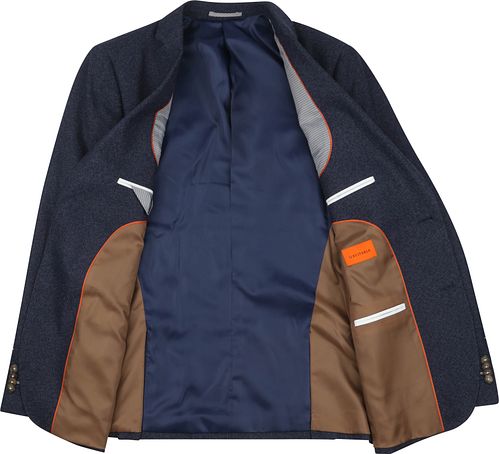 Suitable blazer Leek Structure Navy Product / Detail