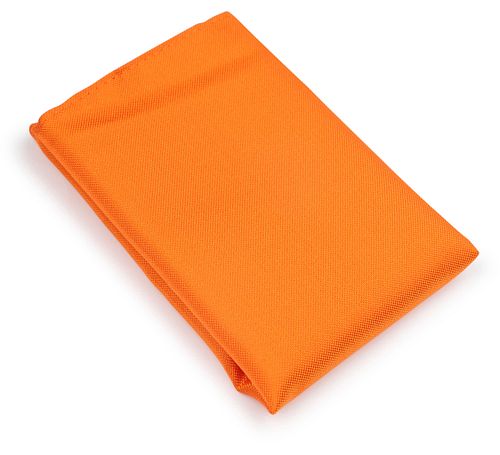 Suitable Silk Pocket Square Orange