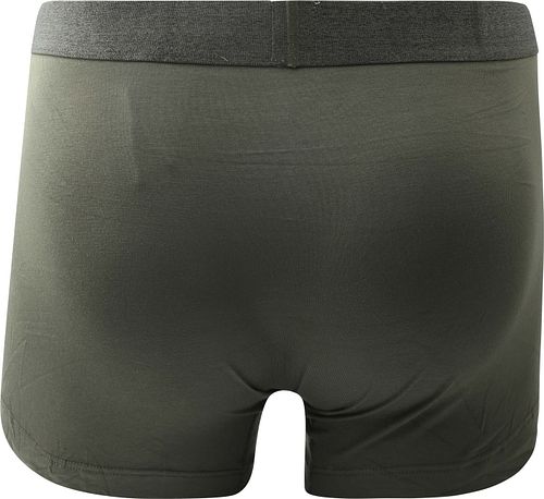 Levi's Boxershorts 2-Pack Ensfarvet Oliven Product / Achterkant