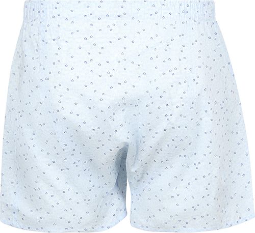 Steppin' Out Boxershorts Flower Blå Product / Achterkant