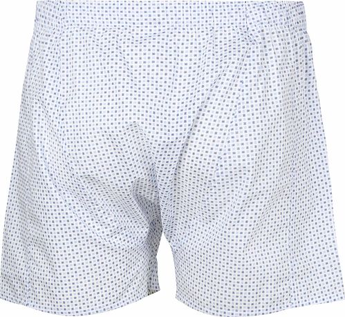 Steppin' Out Boxershort Med Stjernetryk Blå Product / Achterkant