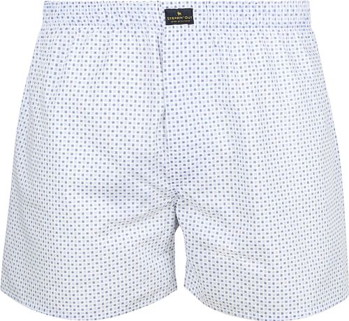 Steppin' Out Boxershort Med Stjernetryk Blå Product