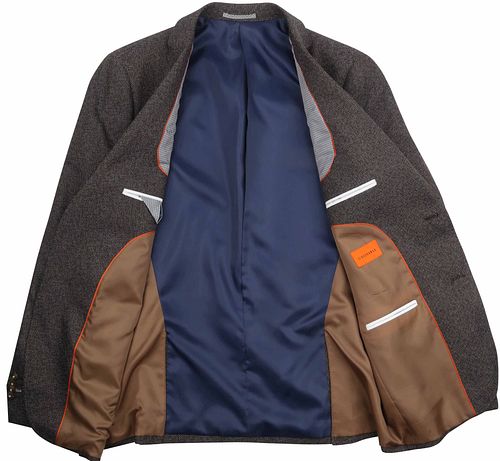 Passende Blazer Lauch Struktur Braun Product / Achterkant