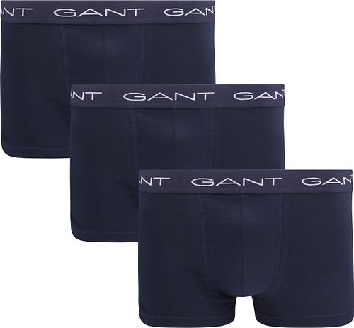 Gant Boxershorts Trunk 3-Pakke Mørkeblå Product