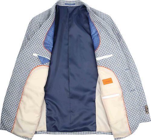 Suitable Grou Blazer Check Royal Blauw Product