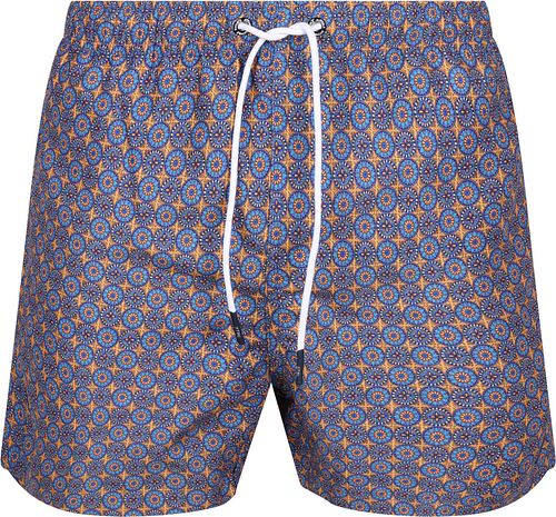 Suitable Short de Bain Mediterra Bleu Orange