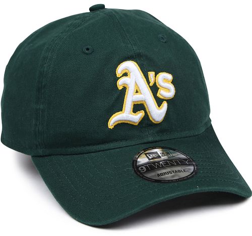 New Era Oakland Athletics Cap Washed Donkergroen Product