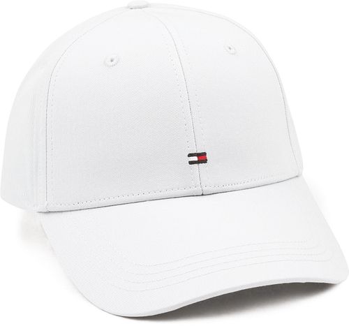 Tommy Hilfiger Biała czapka z diagonalu (twill) Product