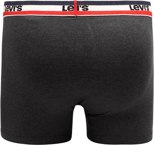 Levi's Brief Boxershorts 2-Pack Rood Grijs Product / Detail