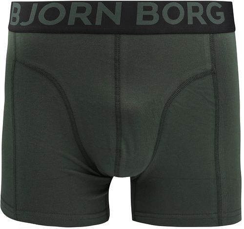 Bokserki Bjorn Borg w odcieniach zieleni – zestaw 3 par Product