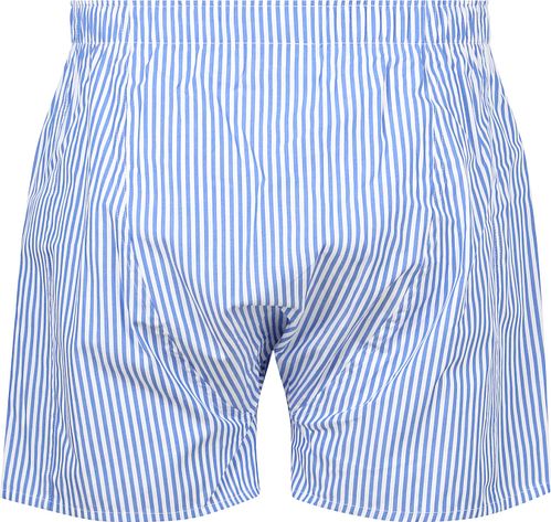 Steppin' Out Boxershort Stripe Bleu Product / Achterkant