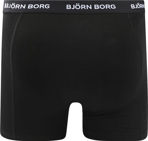 Bjorn Borg Cotton Stretch Boxers 3Pack Black Product / Achterkant