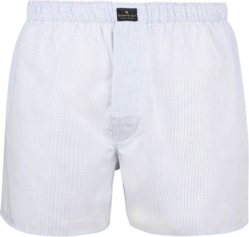 Steppin' Out Boxer Checky Blå Product