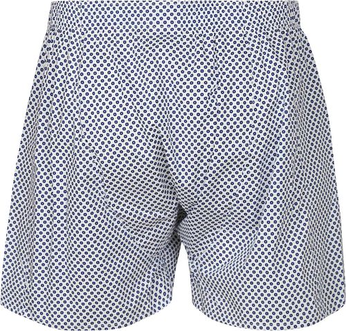 Steppin' Out Boxershort Blomst Blå Product / Achterkant