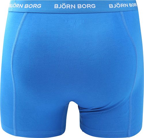 Bjørn Borg Bokser 3 Pakke Mørkeblå Lyseblå Product / Achterkant