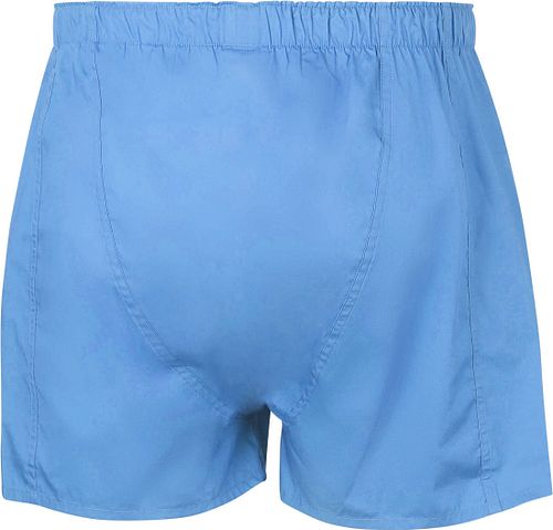 Boxer Steppin' Out in popeline blu medio Product / Achterkant