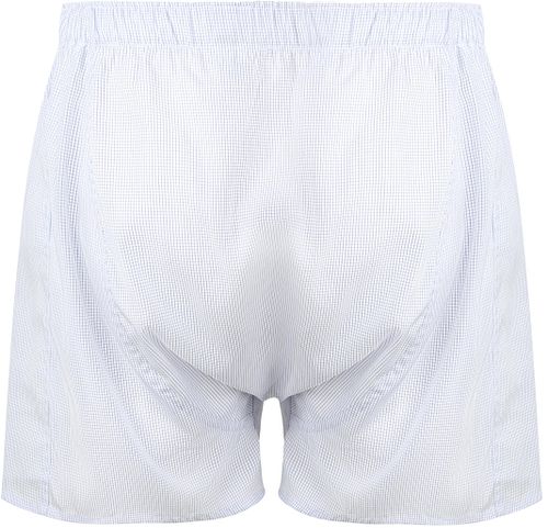 Steppin' Out Boxer Checky Bleu Product / Achterkant