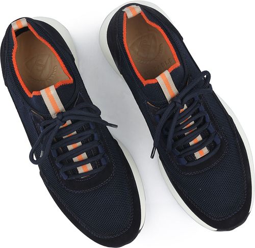 Suitable Sneaker in suede blu navy Product / Detail