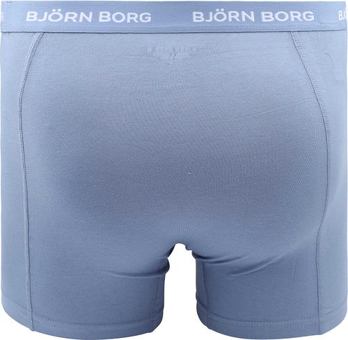 Björn Borg Boxer Bomulls Stretch 5-pack Blå Product / Achterkant