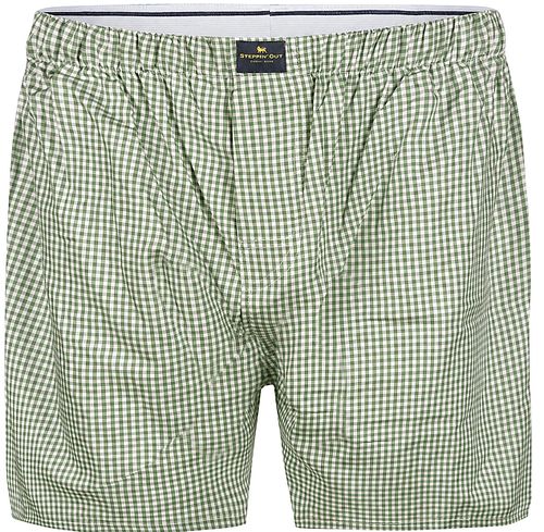 Steppin' Out Boxershort Vichy Grønn