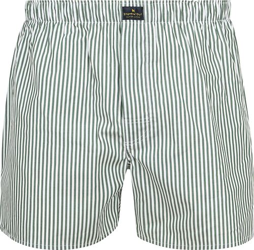 Steppin' Out Boxershort Stripe Groen Product