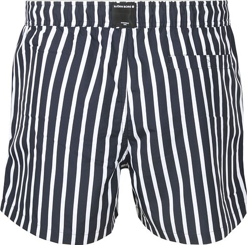 Bjorn Borg Short de Bain Rayures Marine Product / Achterkant