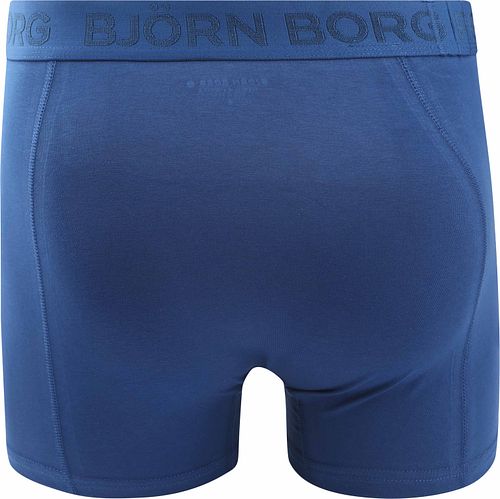 Björn Borg Boxershorts 3-pack i Stretch Blå Product / Achterkant