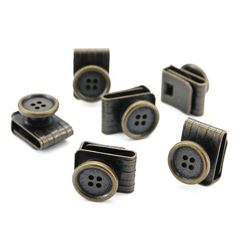 Bottoni per bretelle Sir Redman in ottone anticato Product