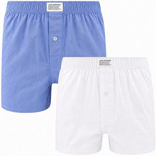 Levi's Woven Boxershorts 2-Pack Blue White