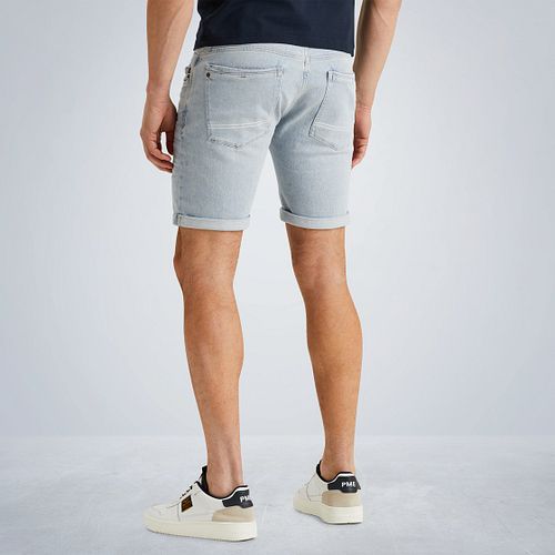 PME Legend Commander 3.0 Denim Shorts Blauw SBT Model / Achterkant