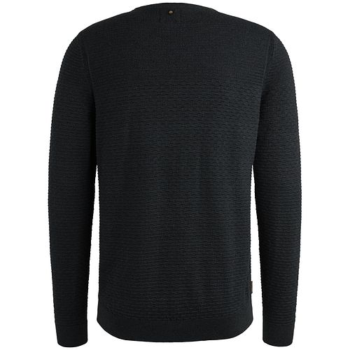 PME Legend Mouliné Structure Pullover Navy