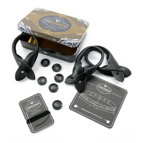 Sir Redman Suspenders Combi Pack Grey Black