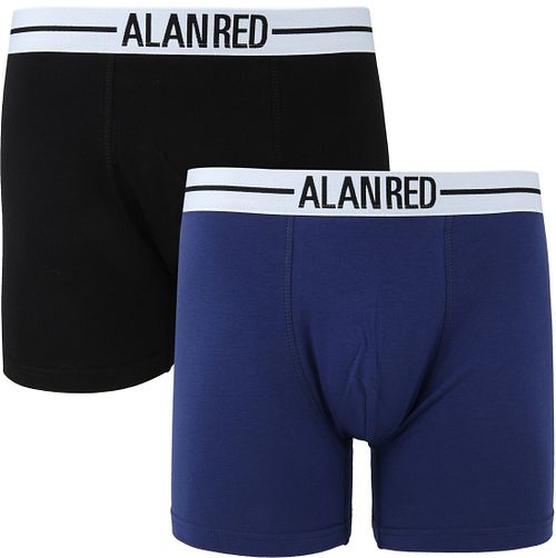 Alan Red Bokserki czarno-niebieskie 2-Pack Product