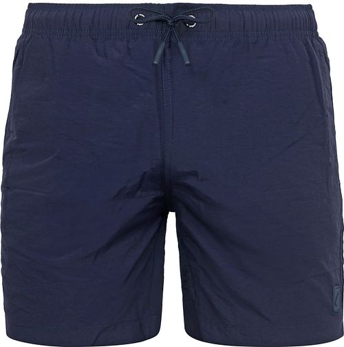 Passende badebukser ensfarget marineblå Product