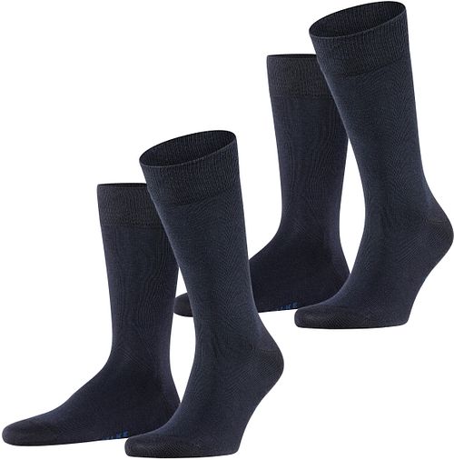 Falke Glade 2-pak sokker, navy Product