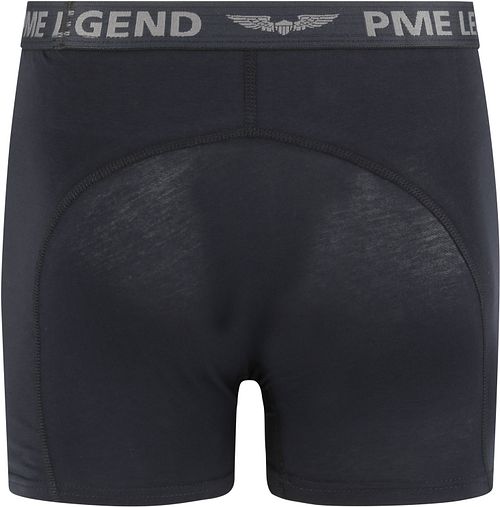 PME Legend Boksershorts 2-Pack Ensfarget Svart Product / Achterkant