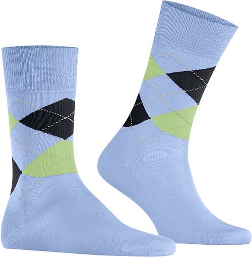 Burlington Chaussettes Manchester Carreaux Bleu 6258 Product / Detail