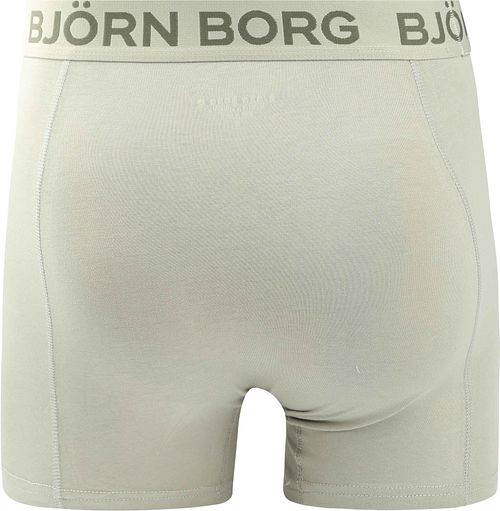 Bjorn Borg Boxers 3Pack Stretch Grün Product / Achterkant