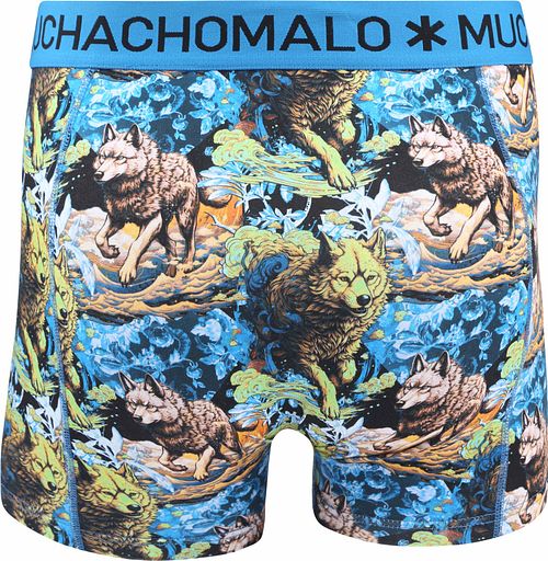 Muchachomalo Boxershorts 3er-Pack Wolfy Product / Achterkant